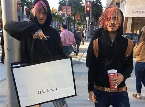 gucci lil pump tat|lil peep Gucci gang.